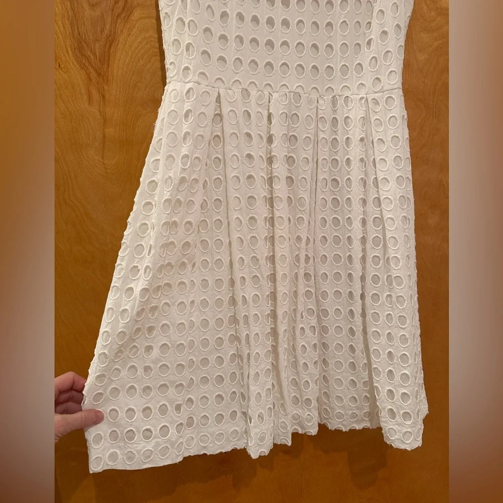 Vince Camuto White Eyelet Dress - Picture 4 of 5
